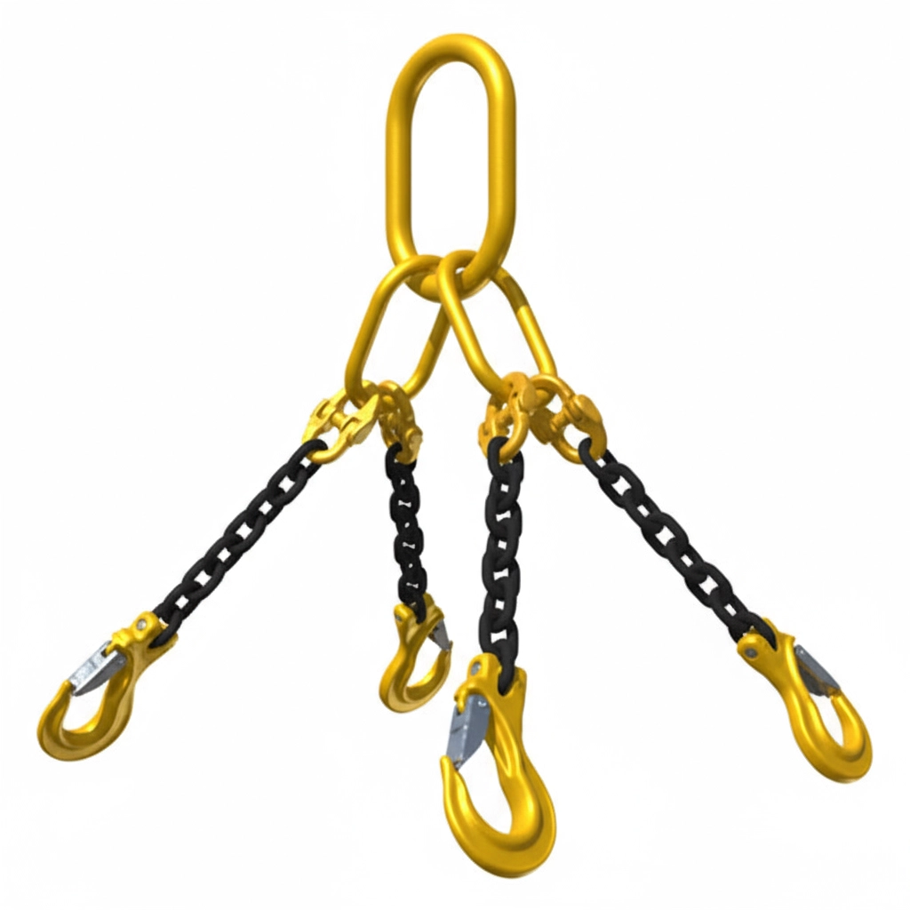 Строп цепной четырехветвевой 4СЦ-63т 8м